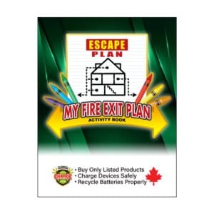 Colouring/Activity Book - My Exit Plan - Safe Charging is a Super Power