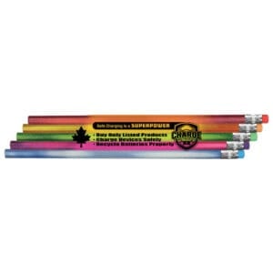 Pencils - Heat Changing/Sparkle -Safe Charging is a Super Power